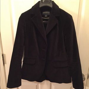 Banana Republic Velvet Blazer - Black